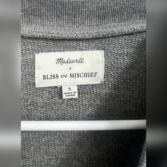 Madewell x Bliss & Mischief® Woman of the Hour Sweatshirt Size S - Picture 6 of 7